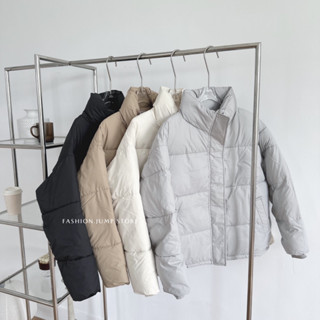 【FJstore】陪妳過冬☃️ 澎澎短版 立領鋪棉外套 保暖外套 麵包外套 長袖外套 女生外套 女外套