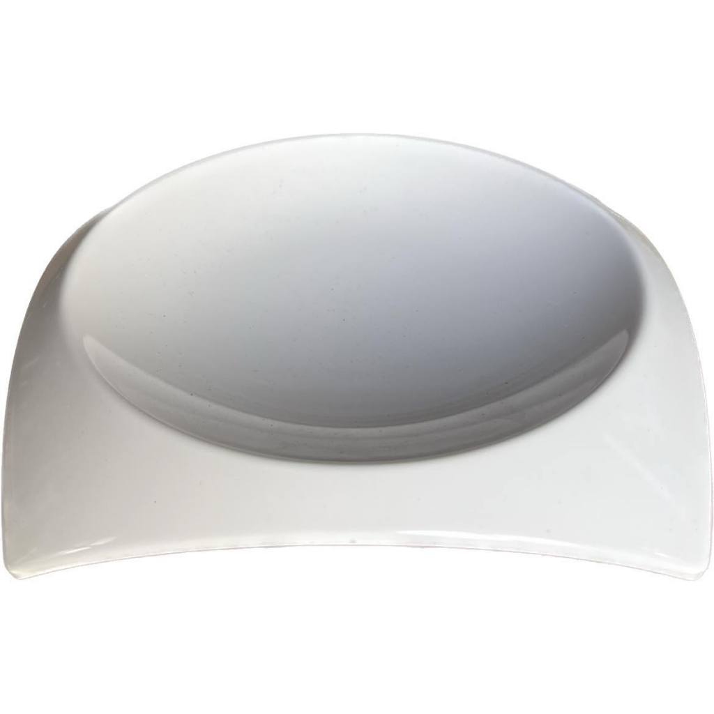 【宏益餐飲設備】白色 美耐皿 盤子 造型圓盤 造型 圓盤 防磨 日式 餐盤 碗盤器皿 耐高溫 二手