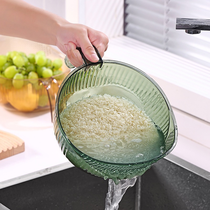 🔥洗米神器🔥 洗米 器皿 洗水果 水果盆 洗菜藍 廚房神器 水果 米飯 廚房 洗菜