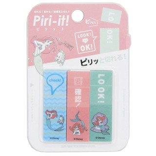 sun-star 日本製 迪士尼 Piri-it 可撕式標籤索引貼 雙用標示貼 小美人魚 Chara Para