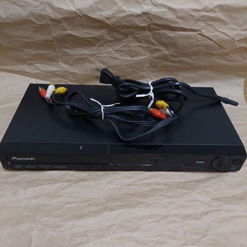 二手 Pioneer 先峰 DVD PLAYER 數位影音光碟機 DV-3022V