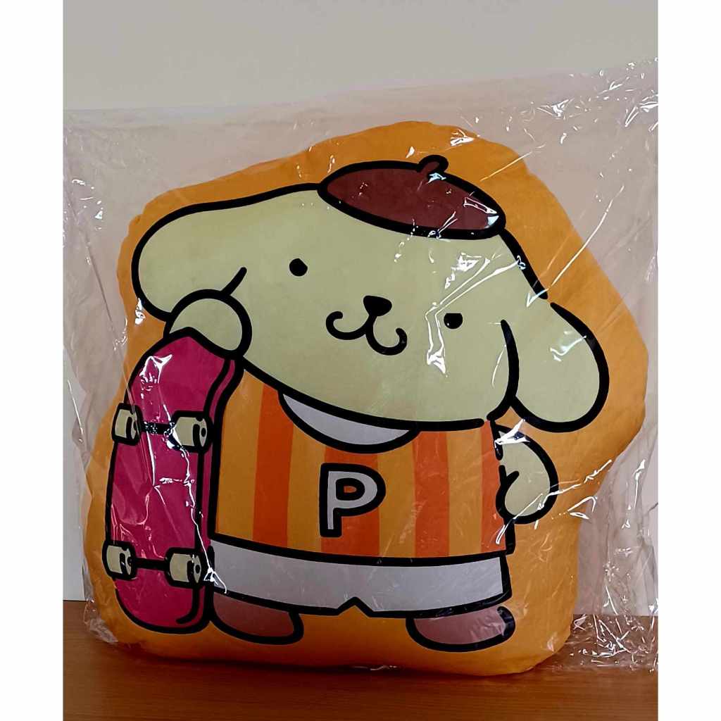 全新正版現貨 Sanrio三麗鷗卡路里大作戰抱枕靠枕 造型抱枕 可愛加油美樂蒂 帥氣布丁狗(滑板)  禮物