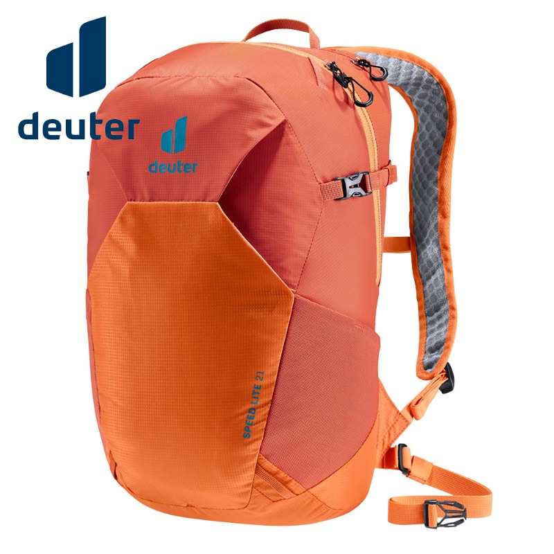 【deuter 德國】SPEED LITE 超輕量旅遊背包/登山包/健行包21L 3410222橘