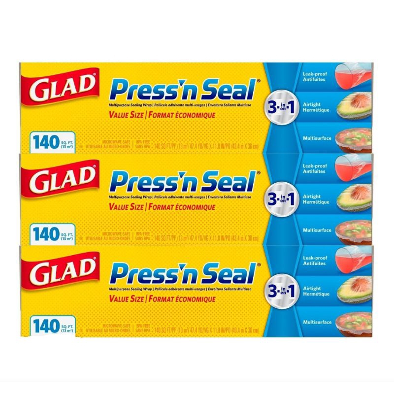 ☀️太陽溏🎉Glad Press’n Seal 強力保鮮膜分購一入裝🎉