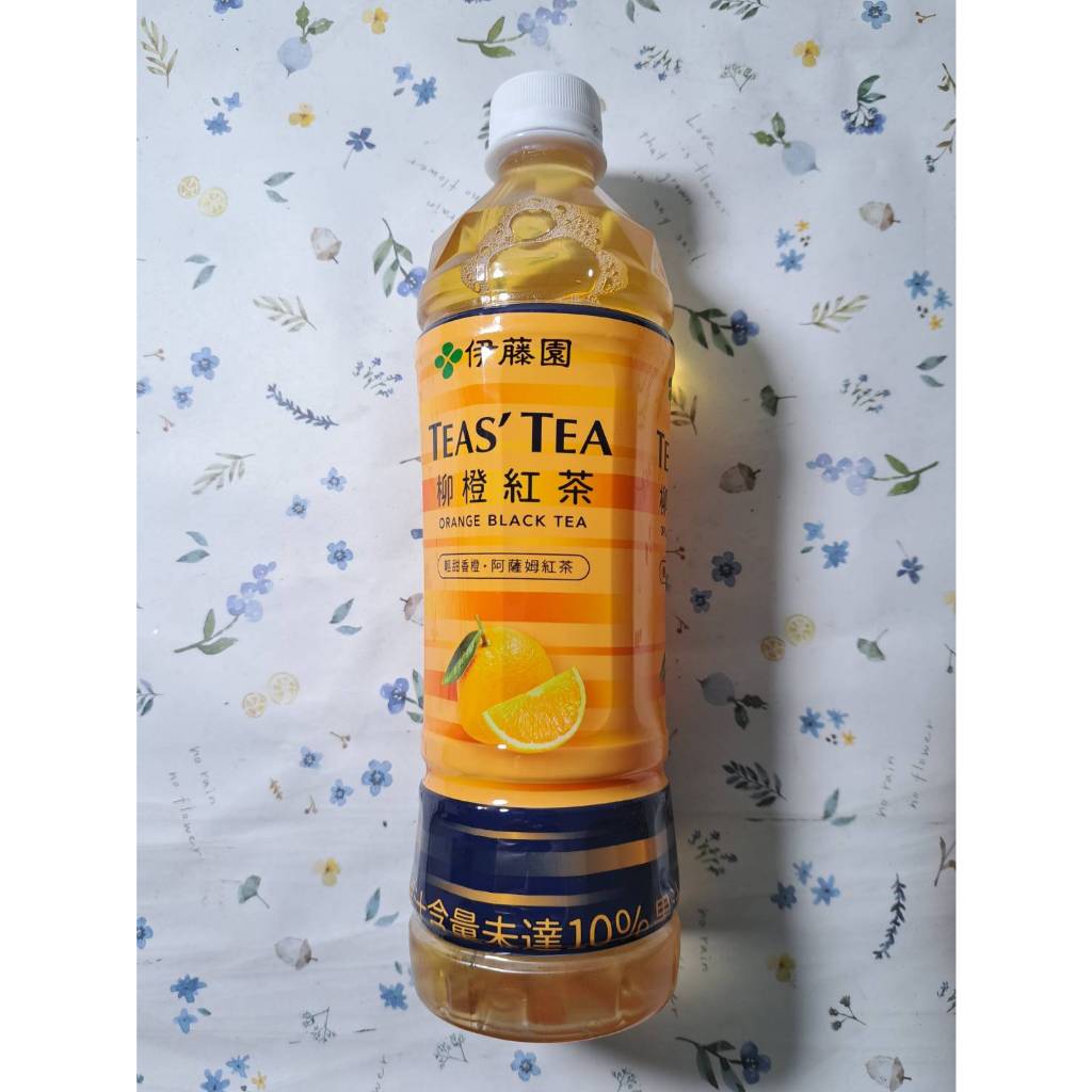 伊藤園 TEAS TEA柳橙紅茶535ml (效期:2024/07/17)市價35元特價25元