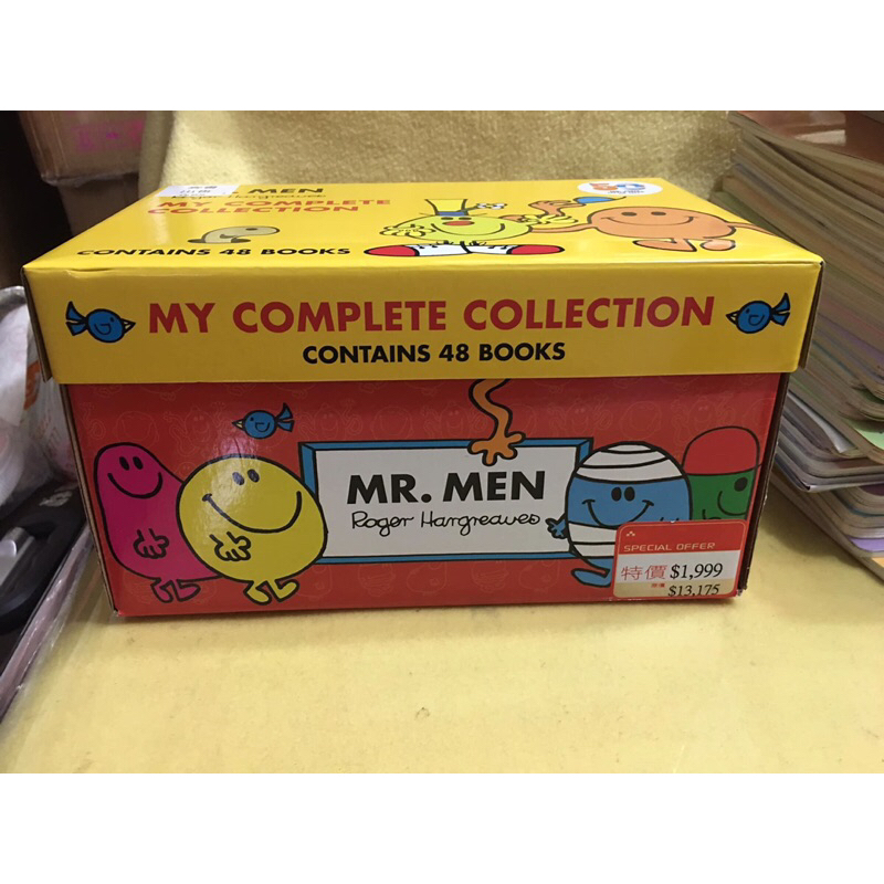 英文兒童繪本-Mr. Men My Complete Collection Box Set(48冊合售）