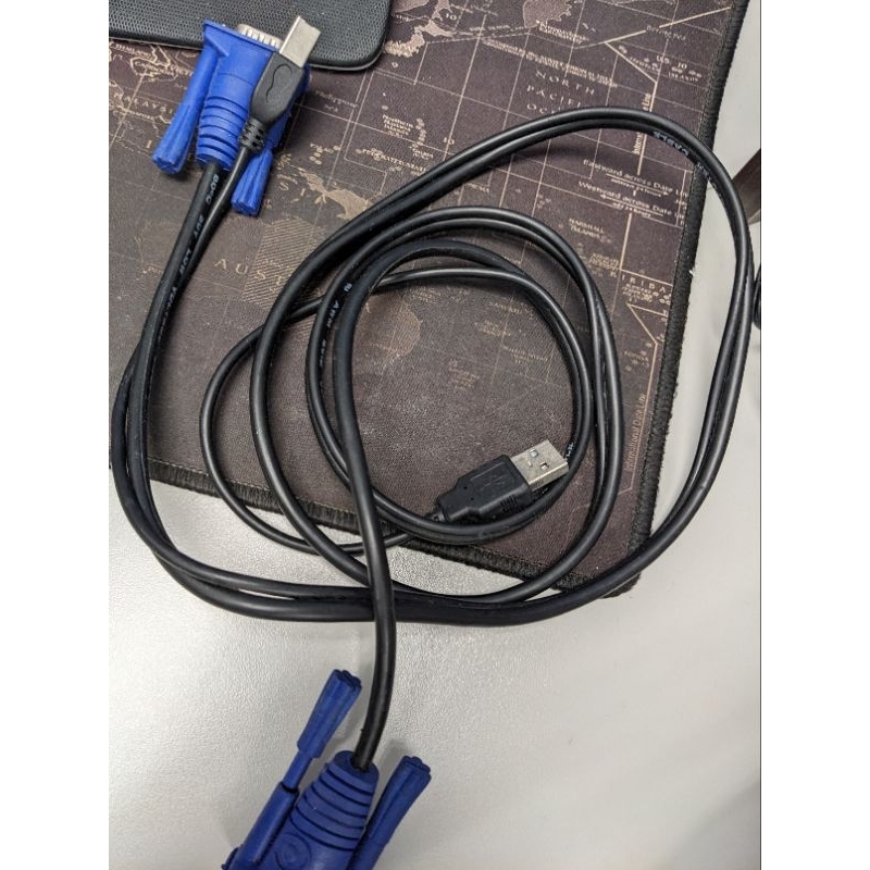 KVM VGA+USB連接線