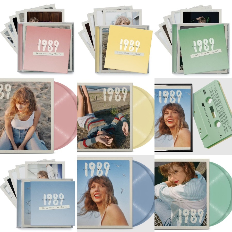 Taylor Swift 泰勒絲 - 1989 (Taylor's Version) 豪華版 CD/卡帶/限定多色彩膠