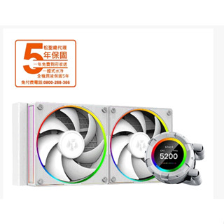 小白的生活工場*ID COOLING SL240 WHITE 一體式水冷散熱器(LCD2.1吋)