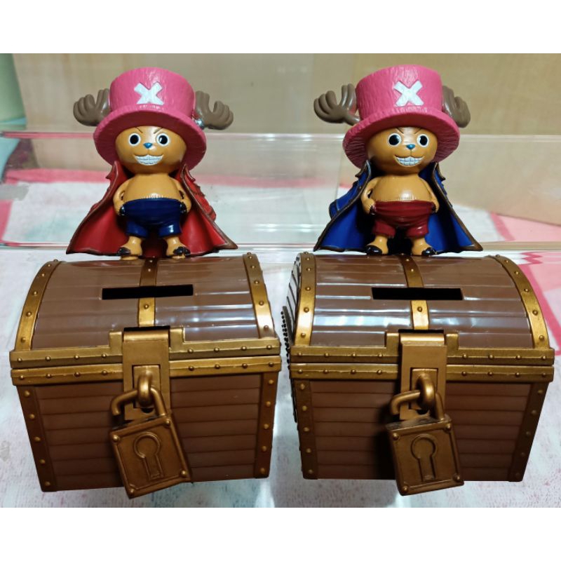 動漫無敵 日版 海賊王 航海王 喬巴 全2種 藍披風款 紅披風款 藏寶箱 珠寶箱 儲金箱 存錢筒