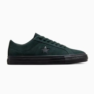 CONVERSE ONE STAR PRO 麂皮星星 男女鞋 綠色-A05319C