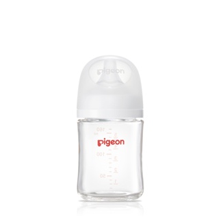 【馨baby】Pigeon 貝親 第三代母乳實感玻璃奶瓶160ml(純淨白) 240ml 貝親寬口玻璃 貝親寬口大玻