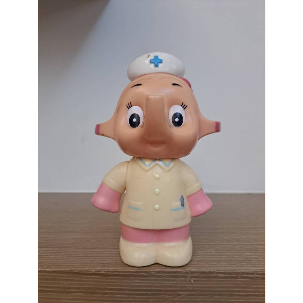 佐藤象護士 護士存錢筒 右手可動  日本古物市集帶回 日本老玩具