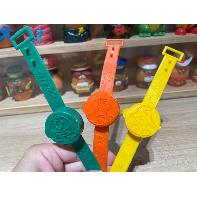 麥當勞 早期兒童餐玩具 手錶造型玩具 小小收納盒