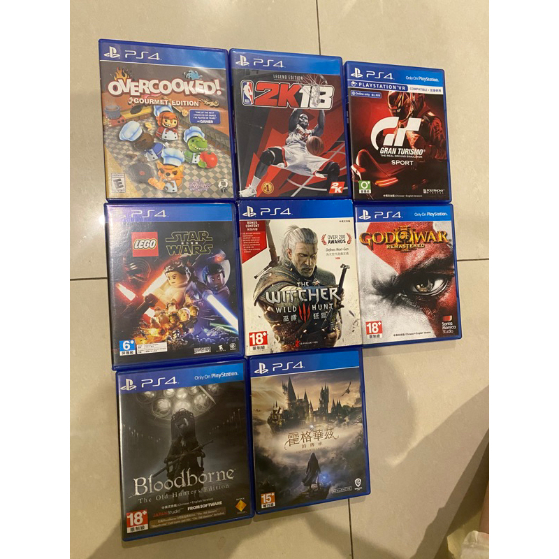 多款PS4遊戲片出清（二手、中文版）