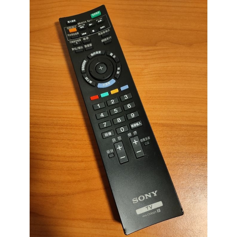 SONY電視遙控器 原廠 RM-CD005