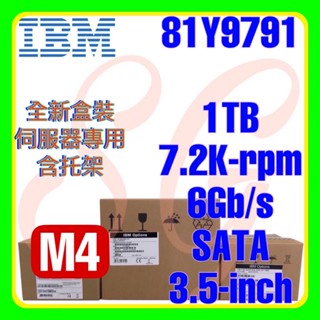 全新盒裝 IBM 81Y3863 81Y9790 81Y9791 1TB 7.2K 6G SATA M4 3.5吋