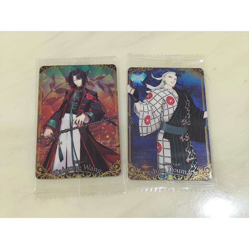 FGO 餅卡 食玩卡 威化餅 太公望 蘆屋道滿 Fate Grand Order