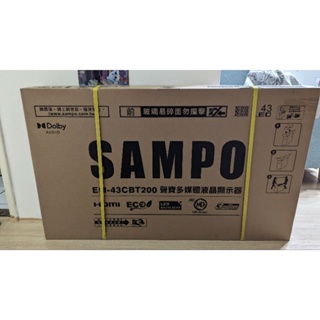 SAMPO 聲寶 43型電視含視訊盒（EM-43CBT200)