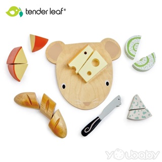美國 Tender Leaf Toys 香濃起司切切樂(廚房家家酒-食材配件) /學齡前玩具.木頭玩具.安全.模擬玩具