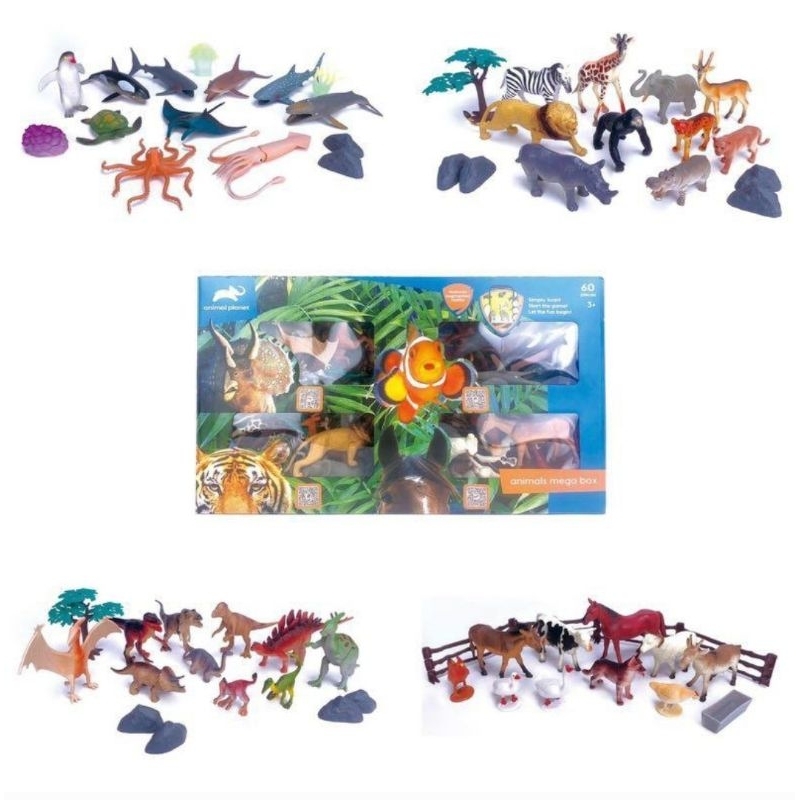 ＜二手玩具＞ 好市多 ANIMAL PLANET 動物模型 野生動物 海洋生物 農場動物 恐龍世界