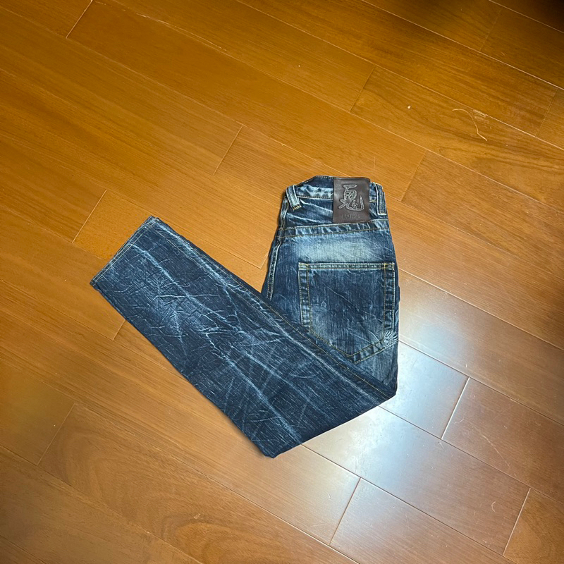 （Size 30w) 鬼洗低腰牛仔褲 （3031-2）