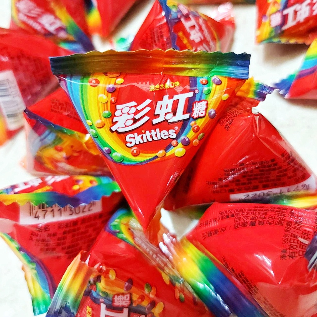 Skittles彩虹糖混合水果口味9g/彩虹糖/軟糖/水果軟糖/糖果/小糖果/小包裝糖果/零食/小零食/小包裝零食/現貨