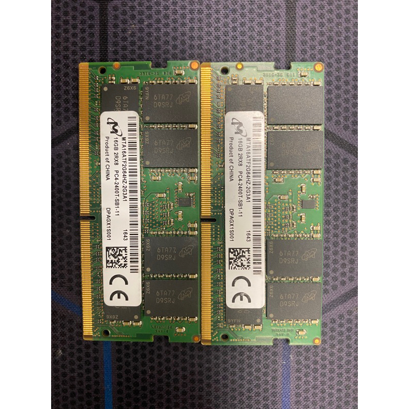 美光DDR4-2400T記憶體-16GB