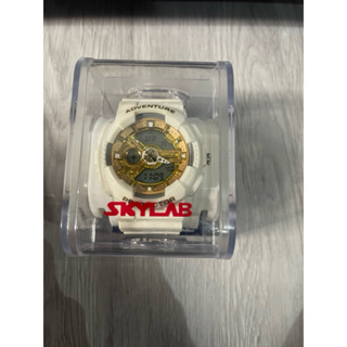 SKYLAB 手錶#百貨專櫃品牌 LOTUS 大錶面 前衛潮流 防水 雙顯示 電子錶/男錶/運動錶
