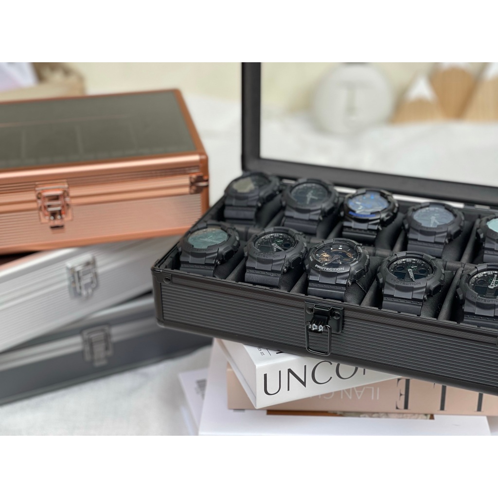 G Swag - 鋁合金 3/5/10入 錶盒 Rolex Seiko 收納盒 收藏盒 勞力士 展示盒