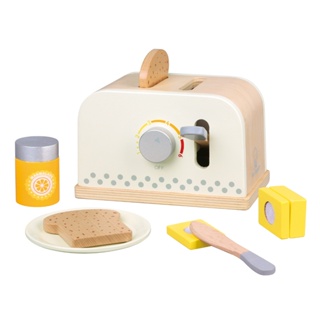 荷蘭 New Classic Toys - 木製家家酒麵包機 - 優雅白
