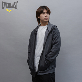 EVERLAST 外套 黑灰 內刷毛 連帽 休閒外套 男 4051140429