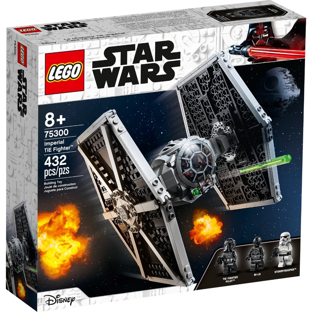 LEGO樂高積木星球大戰帝國TIE戰鬥機75300套裝