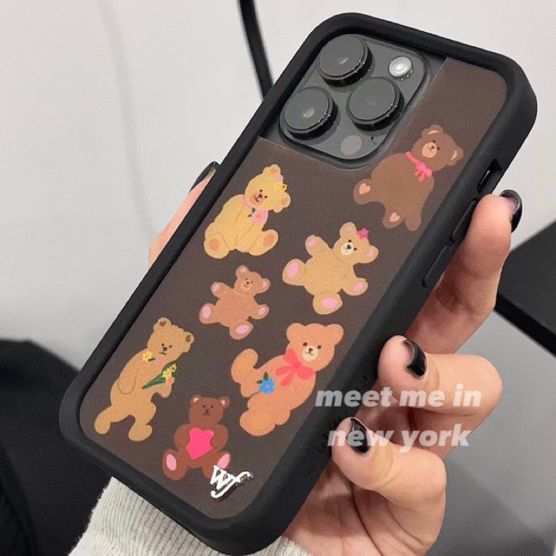 【現貨16P】 免運Wildflower 🇺🇸 泰迪熊 小熊 手機殼 Bear-y Cute iPhone 美國代購