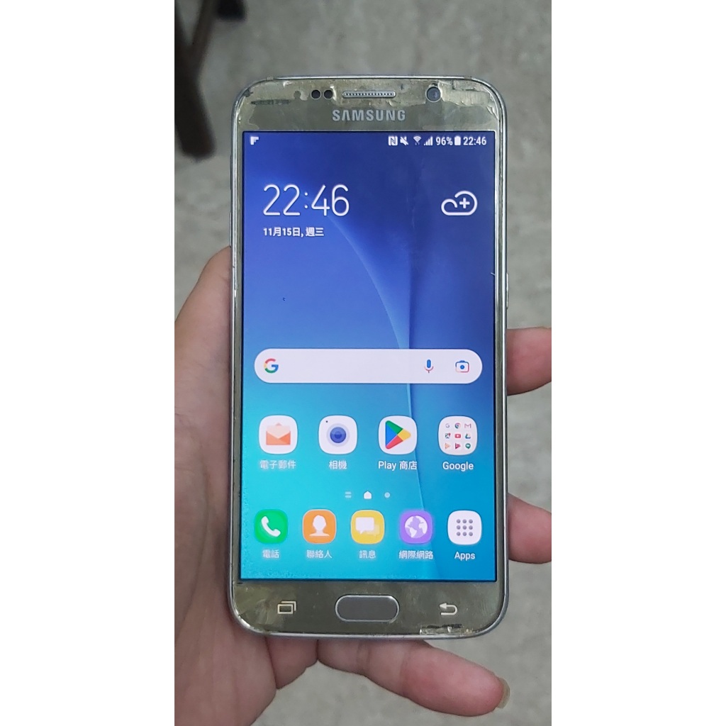 中古良品 二手 三星 Samsung Galaxy S6 SM-G9208 4G LTE 金色 Android