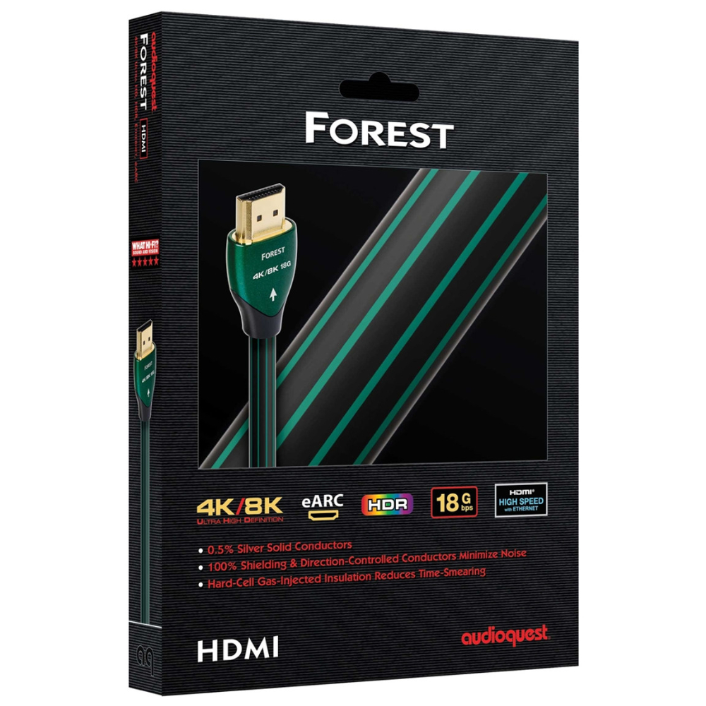 美國 AudioQuest HDMI Forest 18 4K 光纖HDMI線 2.0版 多長度版本