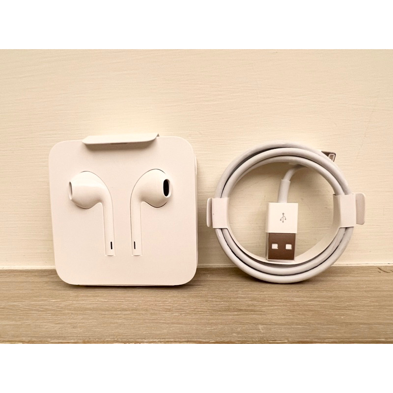 (僅耳機)iPhone 11配件 耳機 Lightening to USB Apple 原廠