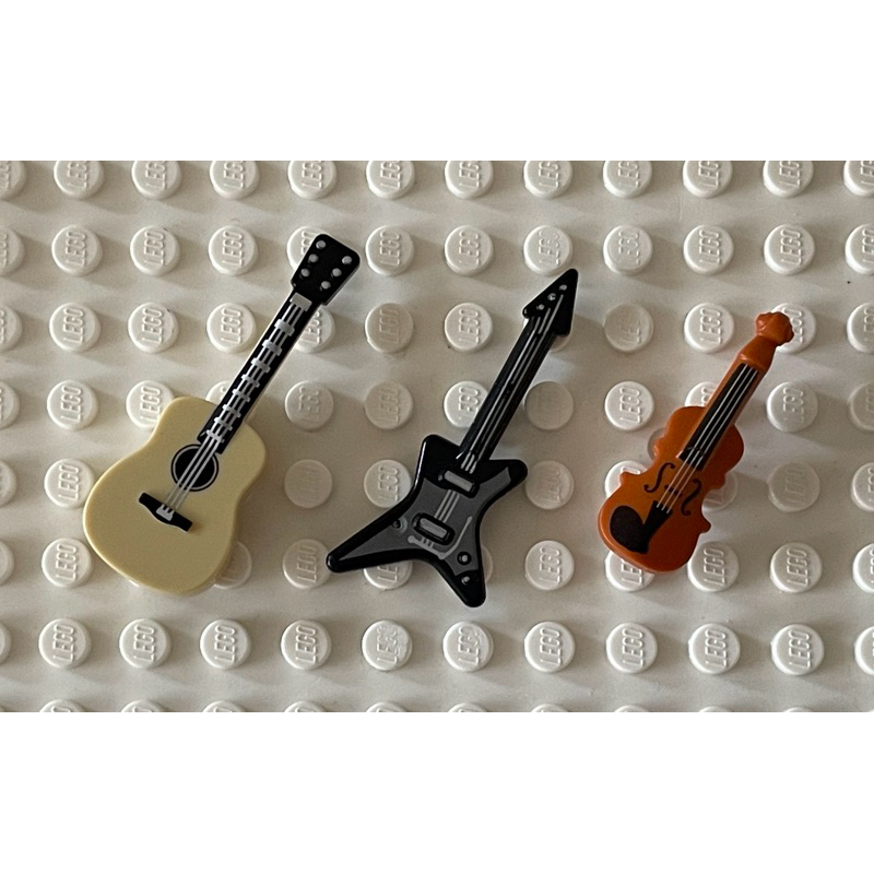 LEGO樂高 二手 絕版 吉他 電吉他 小提琴