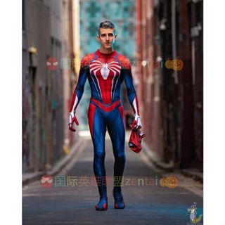 PS4蜘蛛人Spider Man連身緊身衣/牛奶絲/cosplay*代購國際英雄,請先問再標RyloOe