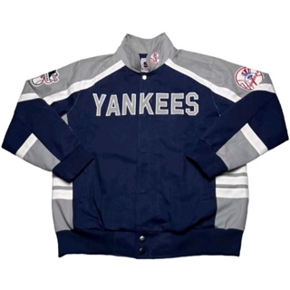 YANKEES NY 洋基隊 棒球外套 夾克 嘻哈 饒舌 大尺碼XL~3XL