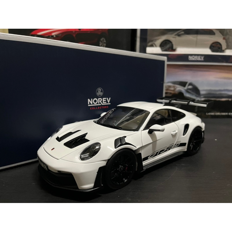 【ERIC】1:18 1/18 Norev Porsche 911 992 GT3 RS 2022 金屬模型車