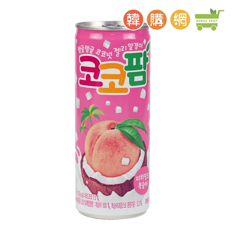 韓國HAITAI海太COCO水蜜桃風味飲料240ml【韓購網】