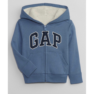 現貨+預購 Gap 男小童 仿皮草觸感內裏 logo加厚外套 現貨抵台