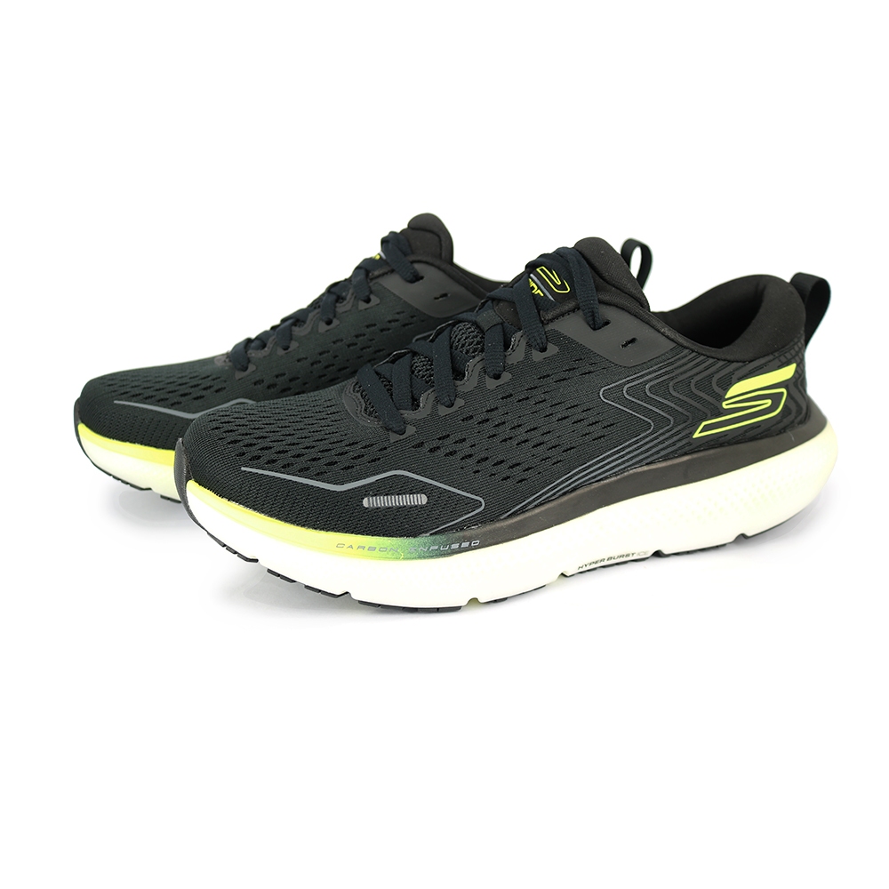 【SKECHERS】男 跑步系列  GO RUN RIDE 11 - 246079-黑白BKW