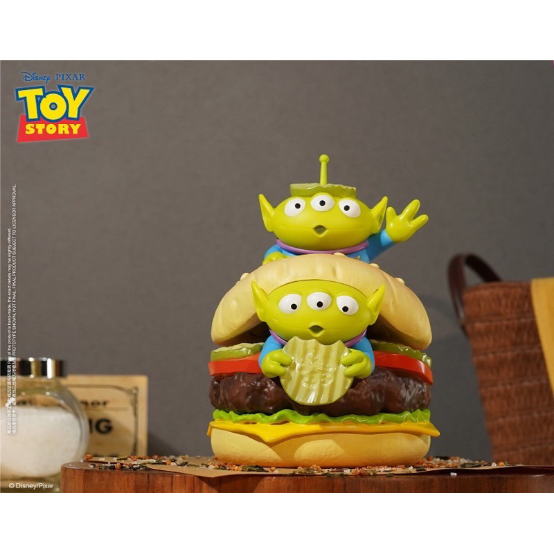 現貨《SOAP STUDIO 》PX025 Disney/Pixar 玩具總動員 三眼怪公仔 漢堡款 熱銷款雕像