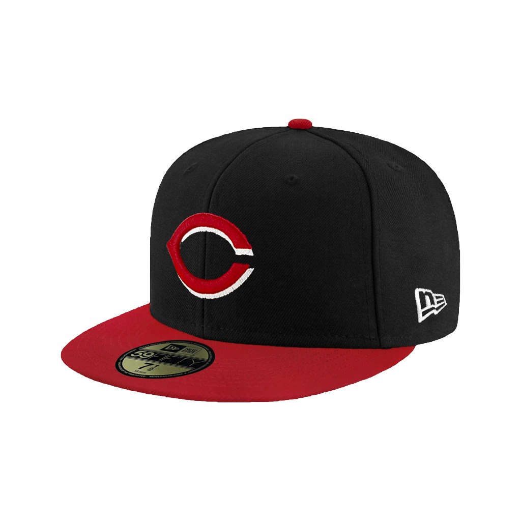 NEW ERA 59FIFTY 5950 MLB 球員帽 辛辛那提 紅人隊 黑/紅 棒球帽 鴨舌帽【TCC】