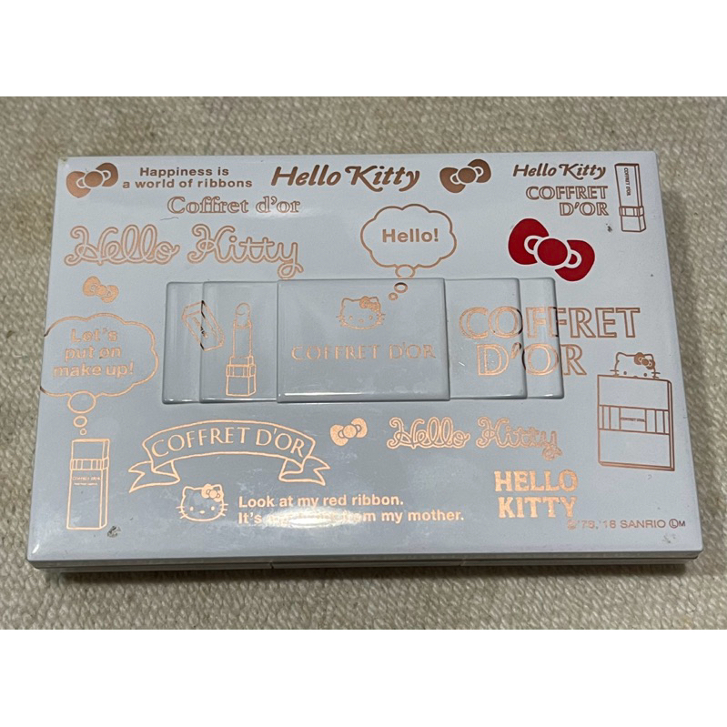 kanebo佳麗寶 coffret d’or hello kitty聯名粉餅盒