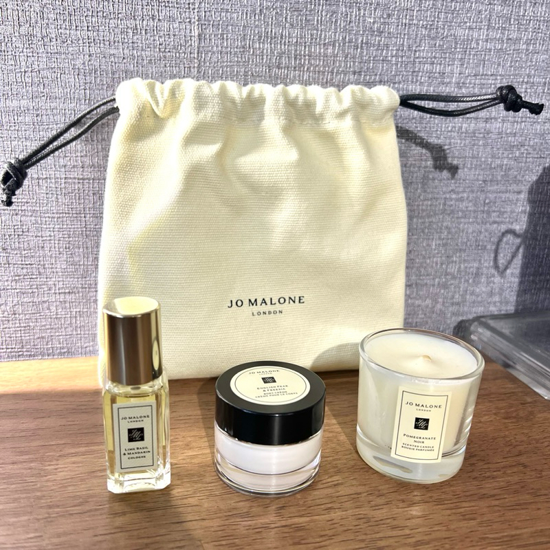 全新 Jo Malone 三件組(香水+蠟燭+乳霜）