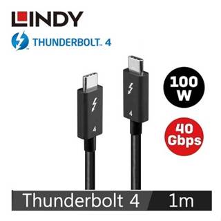 LINDY 36905 A BLACK系列 USB3.2 GEN 2X2 TYPE-C 公對公傳輸線 0.5M 1M