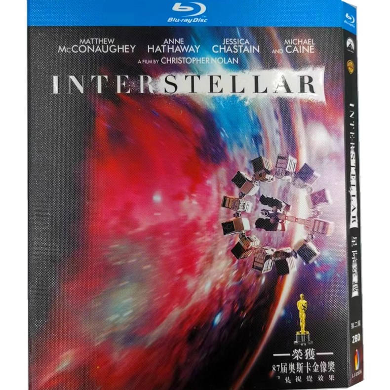 BD藍光歐美電影《星際穿越/星際效應Interstellar》2014年美國科幻冒險片 超高清1080P藍光光碟 盒裝